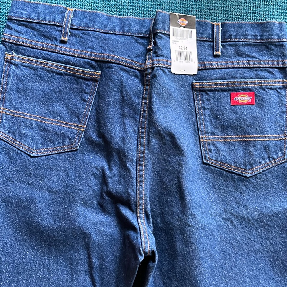 NWT Dickies blue jeans.  42x34